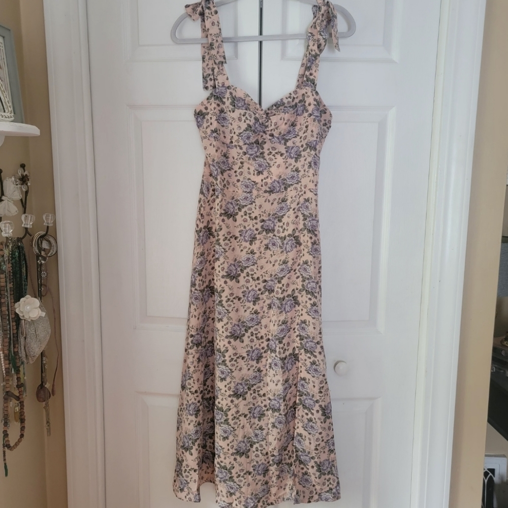 Pink Diamond floral slip dress size S